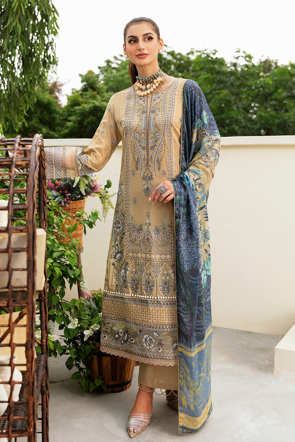 Ramsha | Riwayat Lawn Collection| Y-802 - House Of Hania