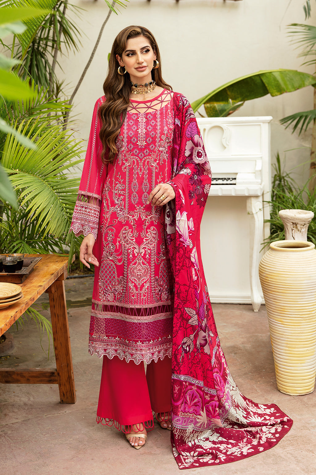 Ramsha | Riwayat Lawn Collection| Y-810 - House Of Hania