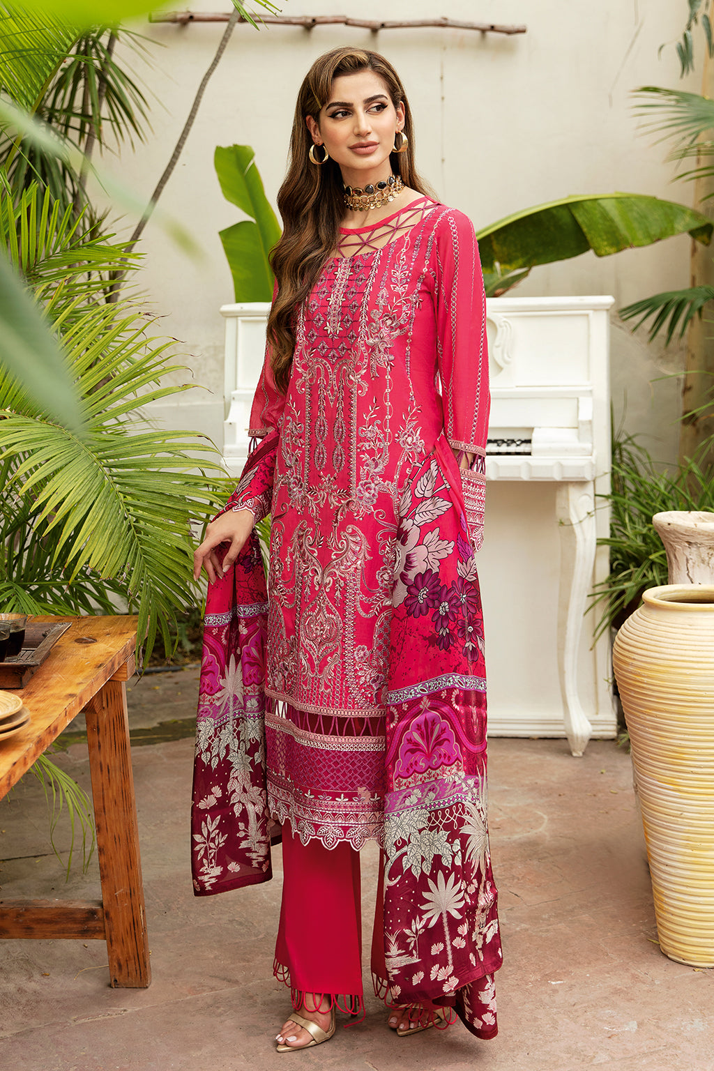 Ramsha | Riwayat Lawn Collection| Y-810 - House Of Hania