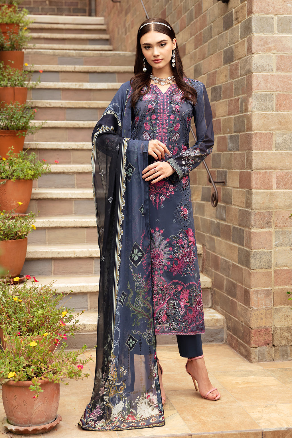 Ramsha | Riwayat Lawn Collection| Y-901 - House Of Hania