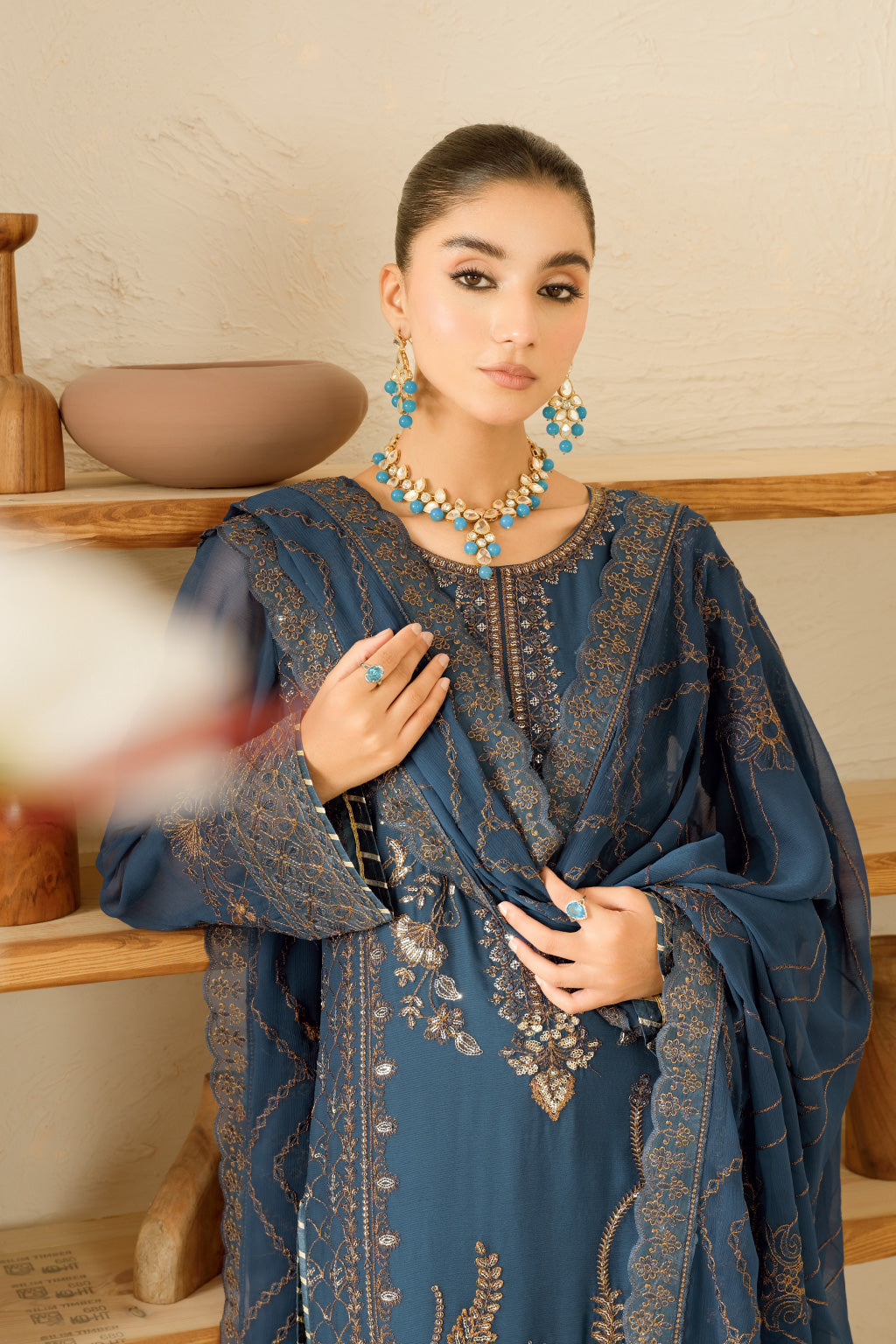 Ramsha | Sonehri Collection | BB-101 - House Of Hania