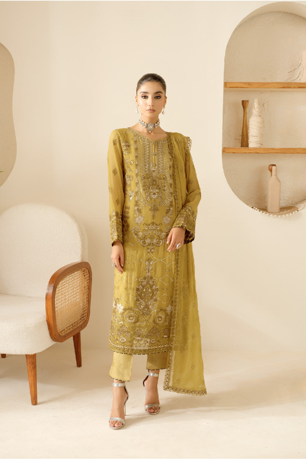 Ramsha | Sonehri Collection | BB-108 - House Of Hania