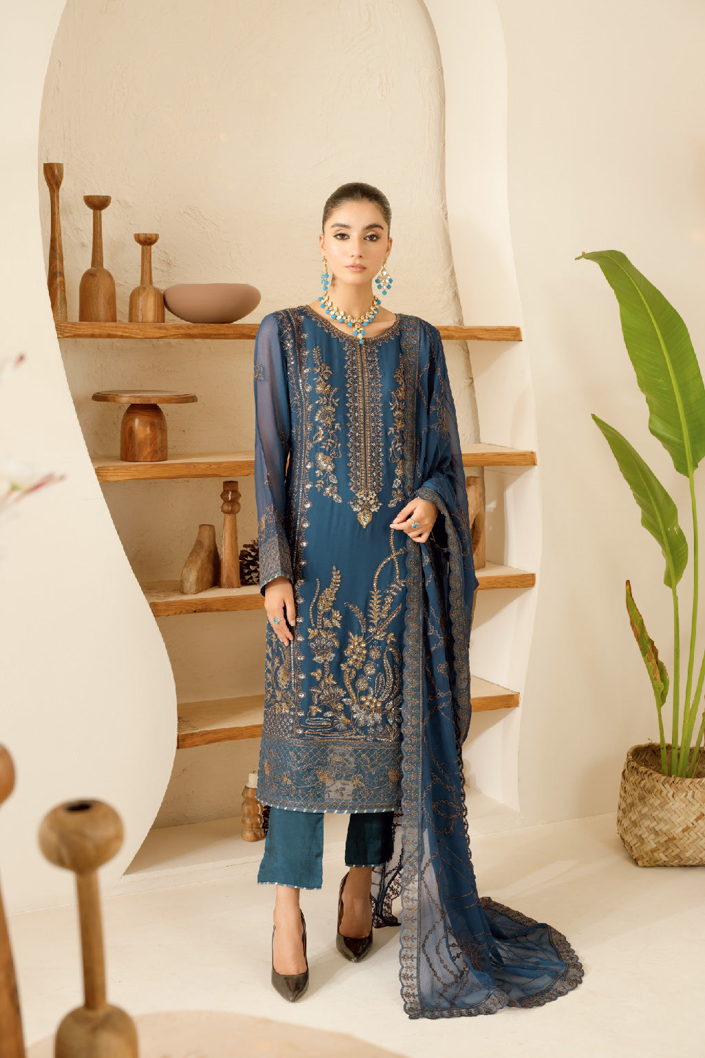 Ramsha | Sonehri Formals | BB-101 - House Of Hania