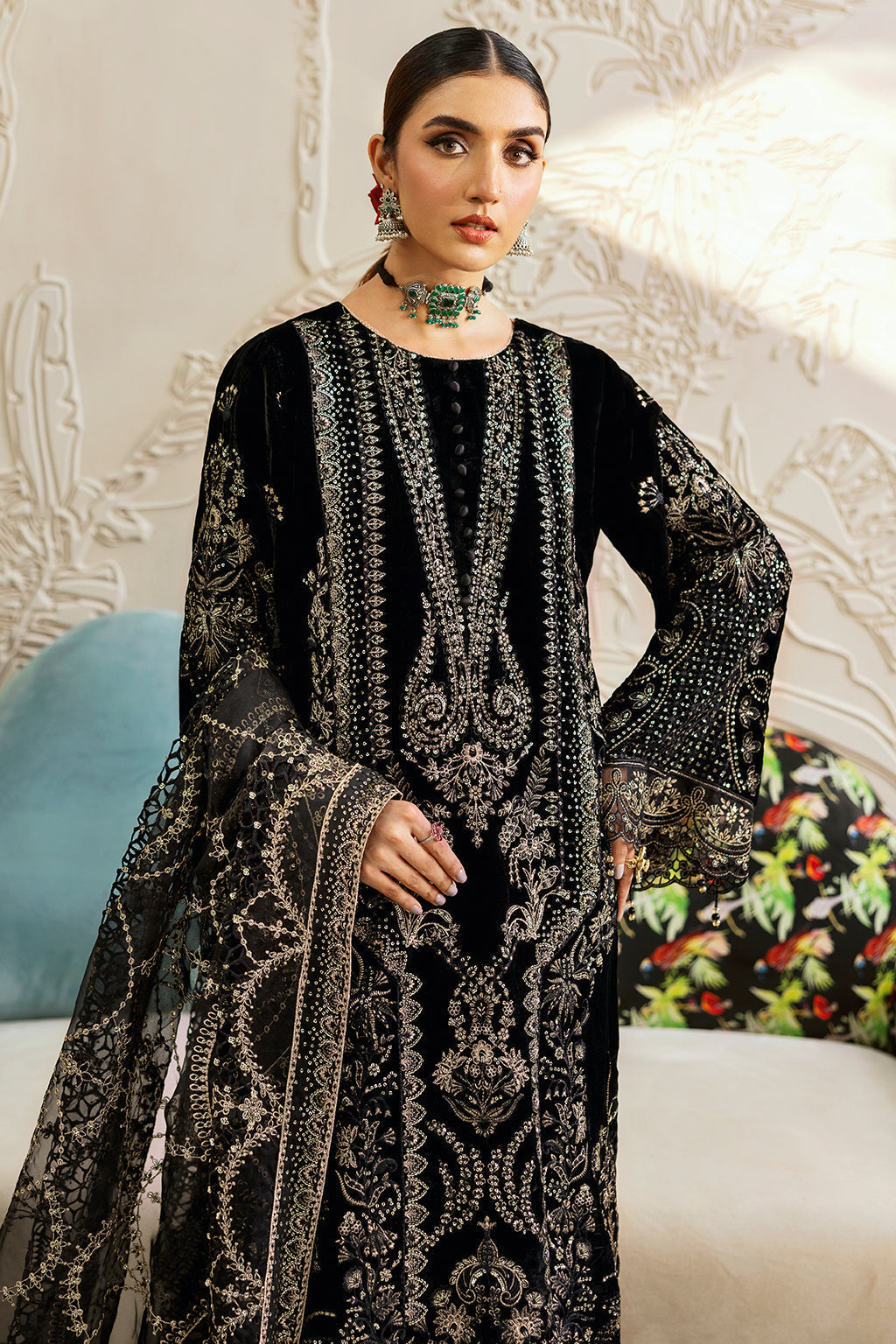 Ramsha | Velvet Collection | V-603 - House Of Hania