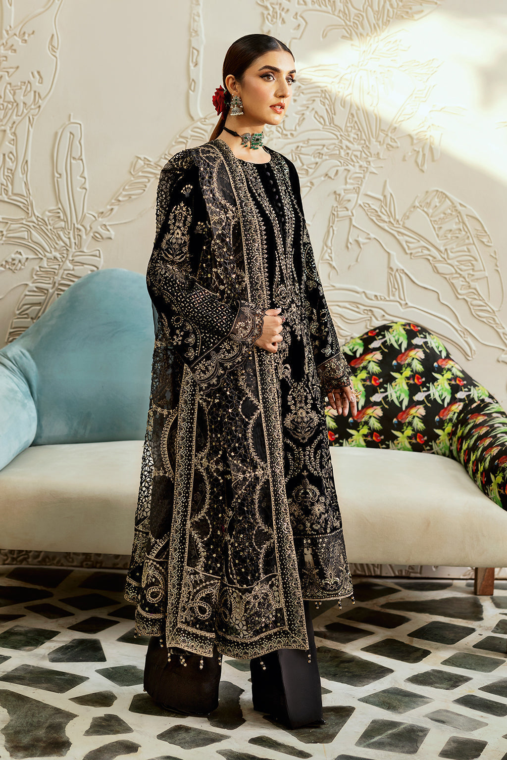 Ramsha | Velvet Collection | V-603 - House Of Hania