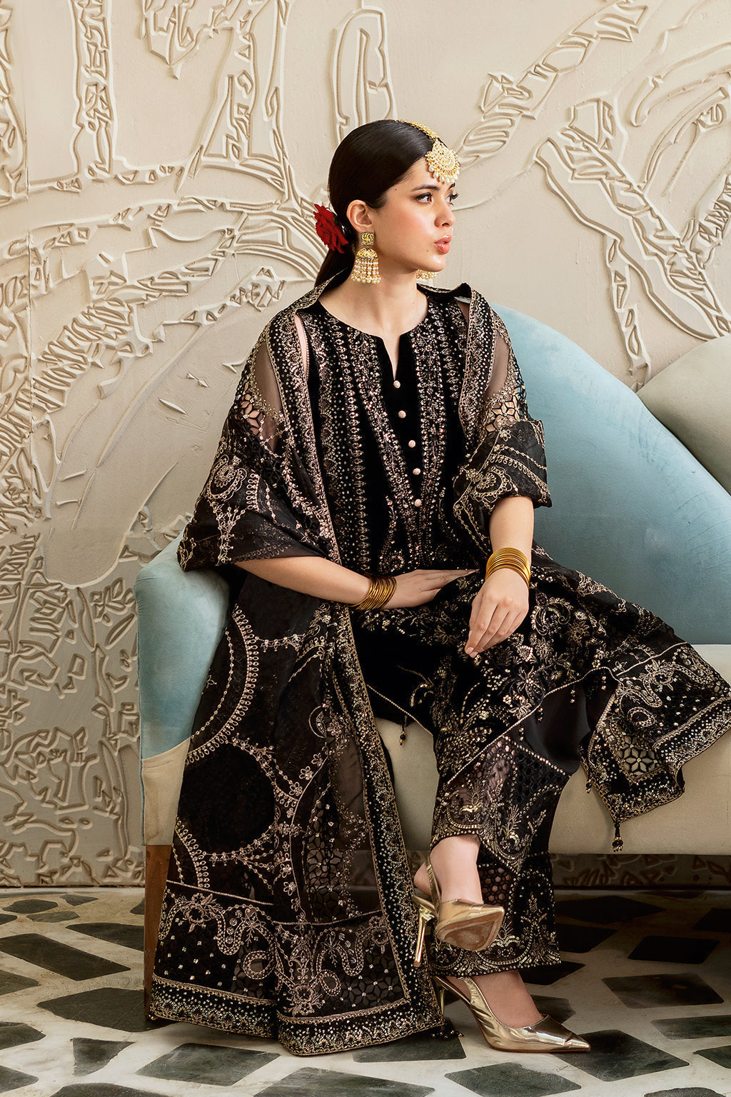 Ramsha | Velvet Collection | V-603 - House Of Hania
