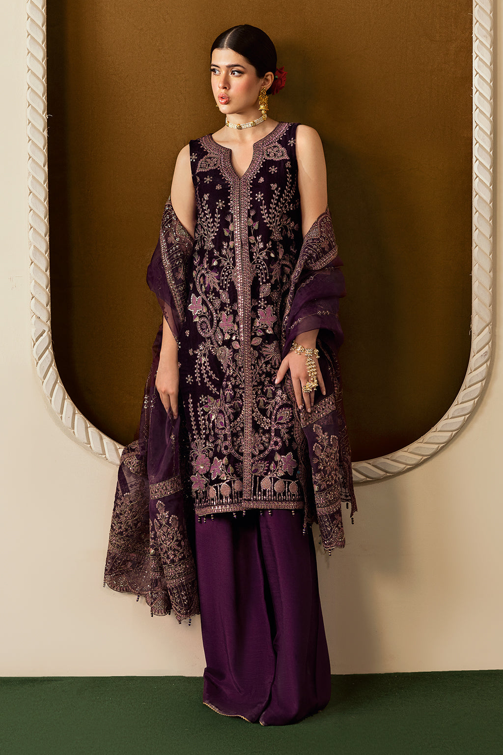 Ramsha | Velvet Collection | V-605 - House Of Hania