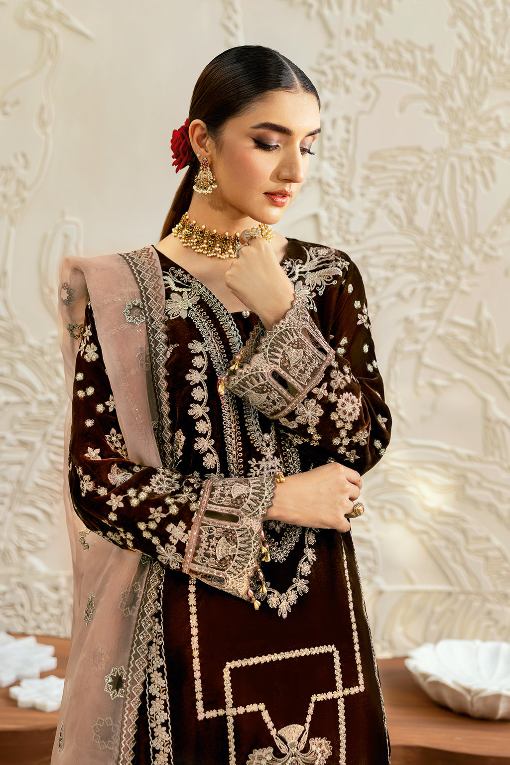 Ramsha | Velvet Collection | V-606 - House Of Hania
