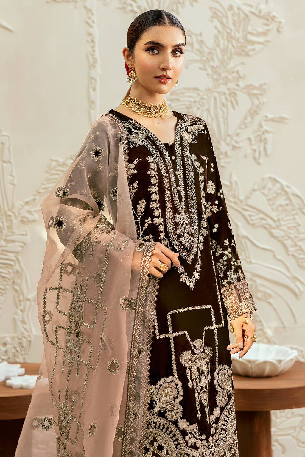 Ramsha | Velvet Collection | V-606 - House Of Hania