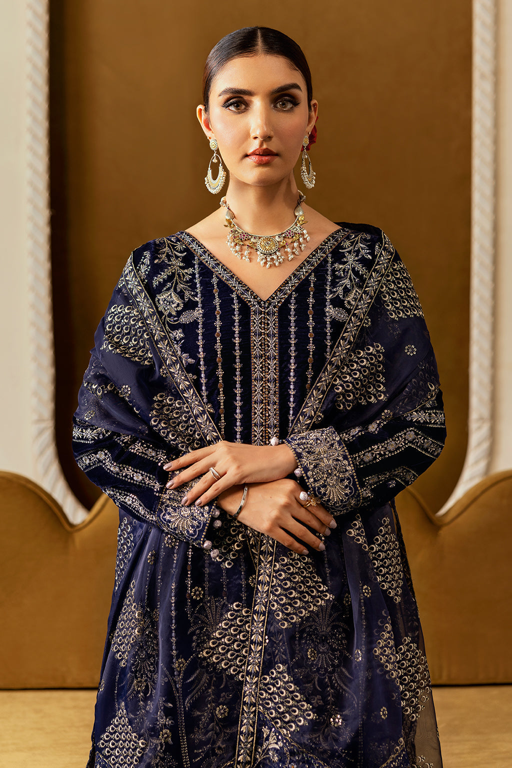 Ramsha | Velvet Collection | V-608 - House Of Hania