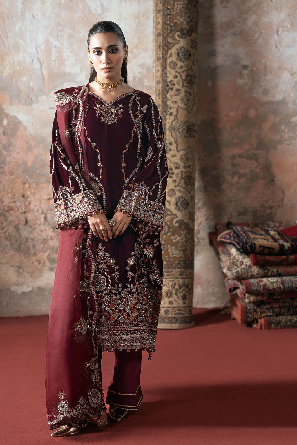 Ramsha | Velvet Collection | V-701 - House Of Hania