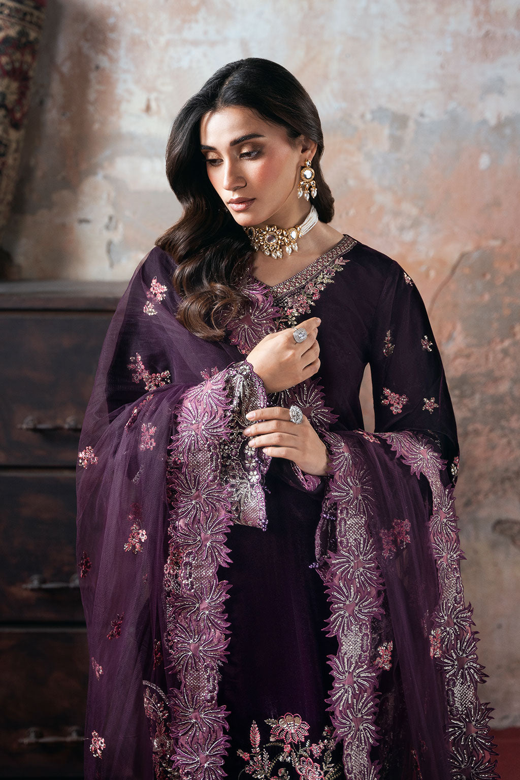 Ramsha | Velvet Collection | V-704 - House Of Hania