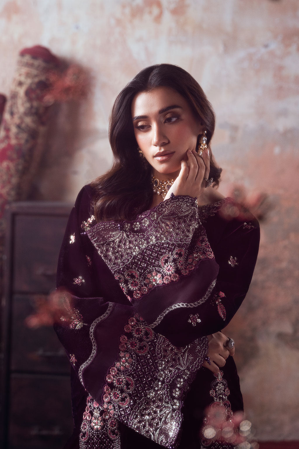 Ramsha | Velvet Collection | V-704 - House Of Hania