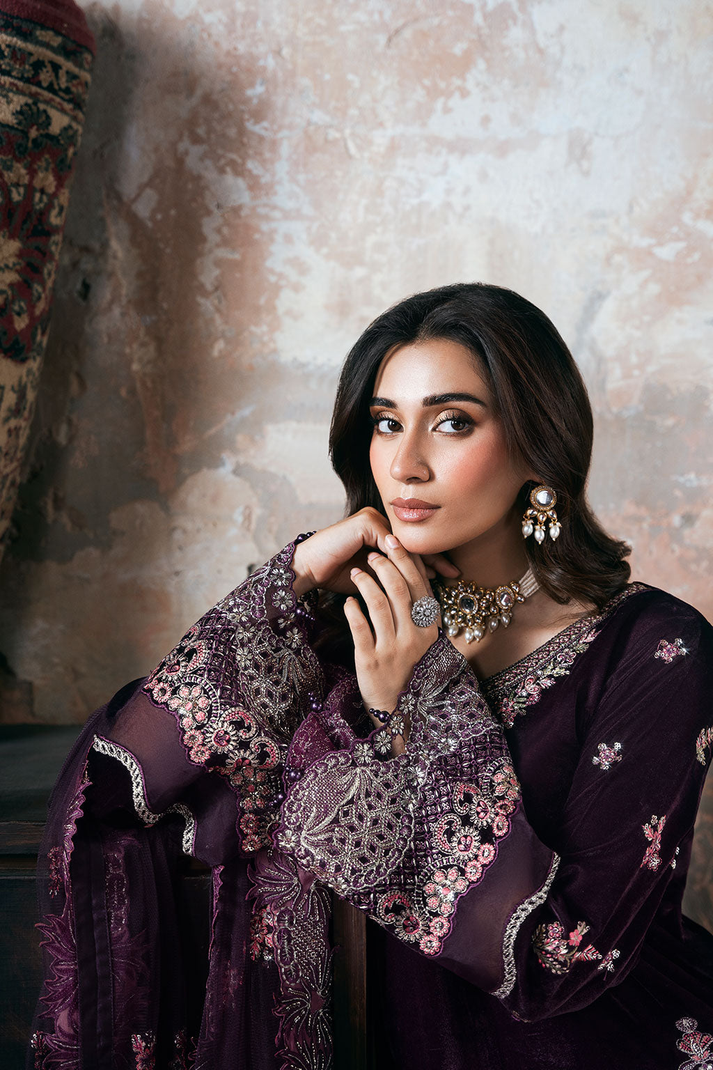 Ramsha | Velvet Collection | V-704 - House Of Hania