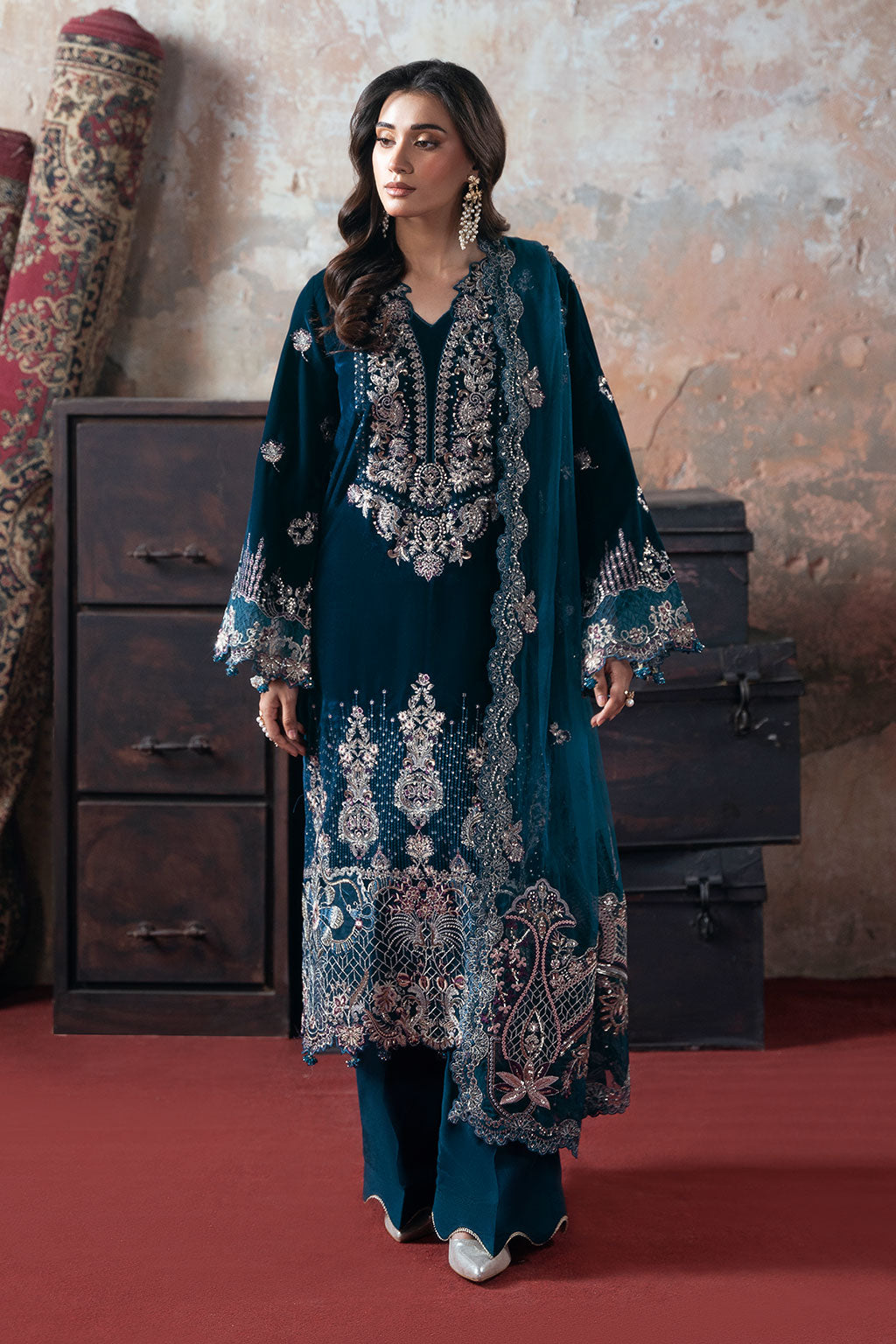 Ramsha | Velvet Collection | V-707 - House Of Hania