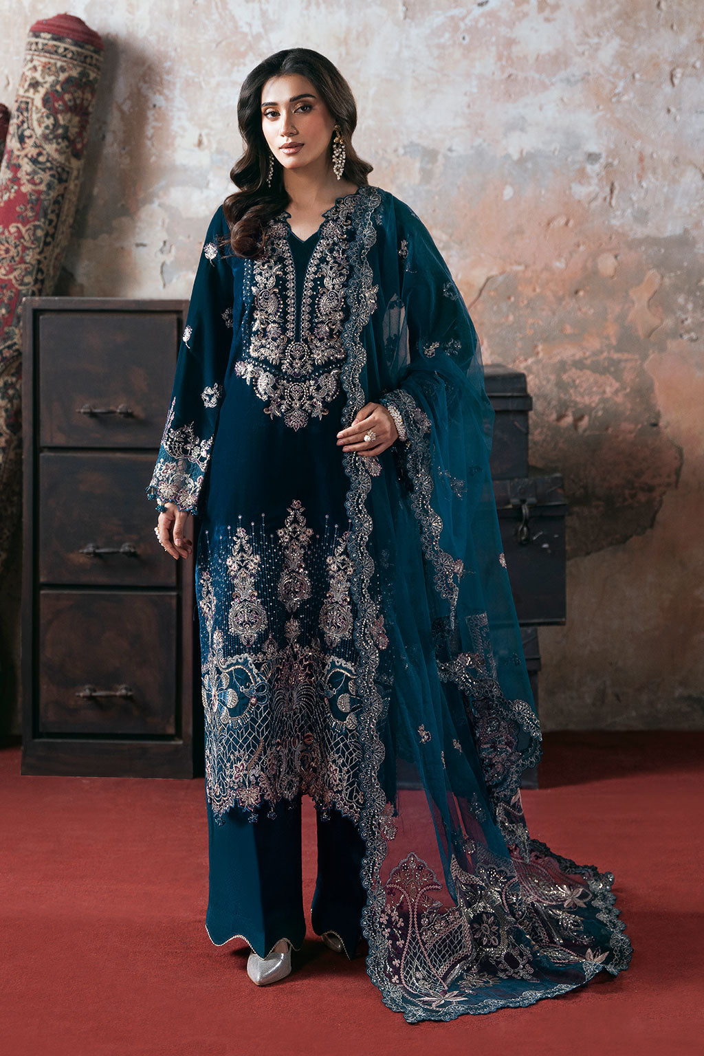 Ramsha | Velvet Collection | V-707 - House Of Hania
