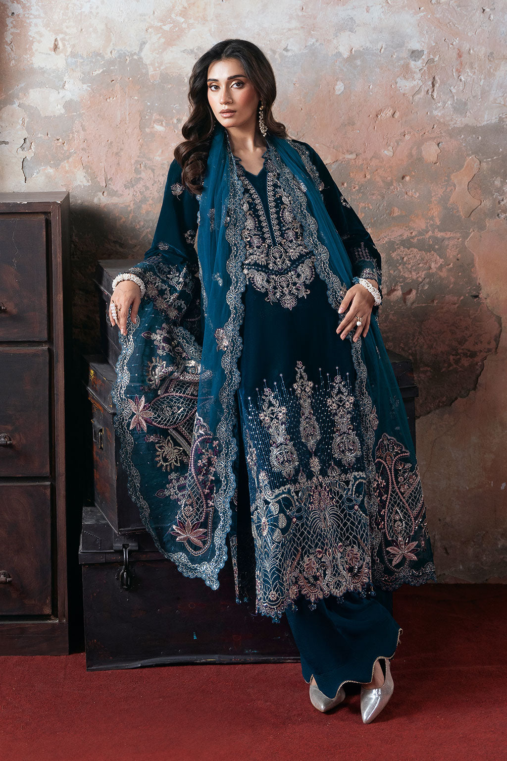 Ramsha | Velvet Collection | V-707 - House Of Hania