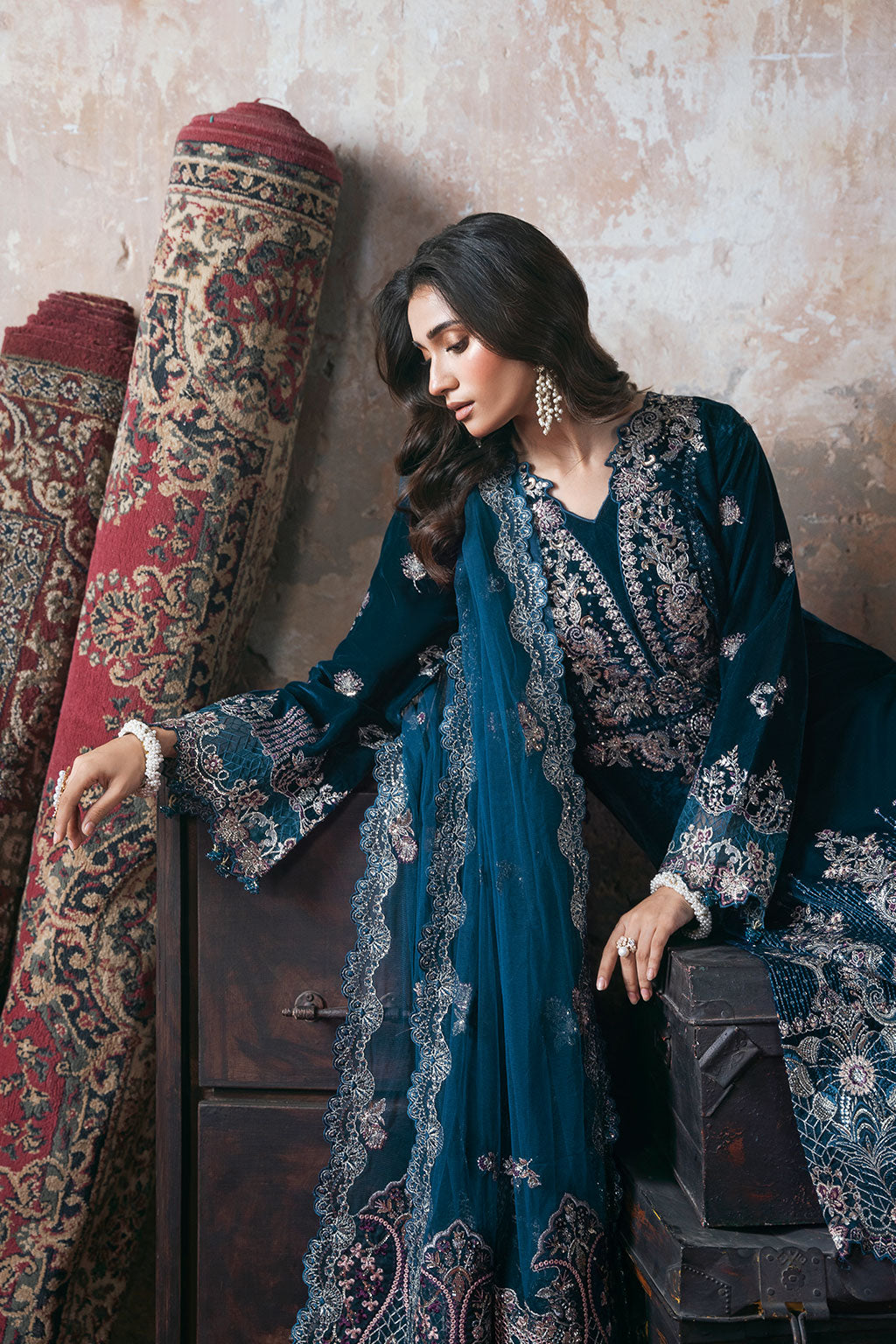 Ramsha | Velvet Collection | V-707 - House Of Hania