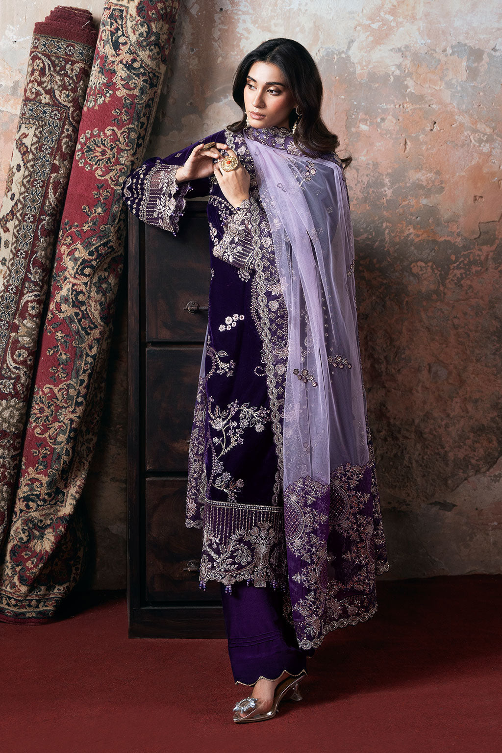 Ramsha | Velvet Collection | V-708 - House Of Hania