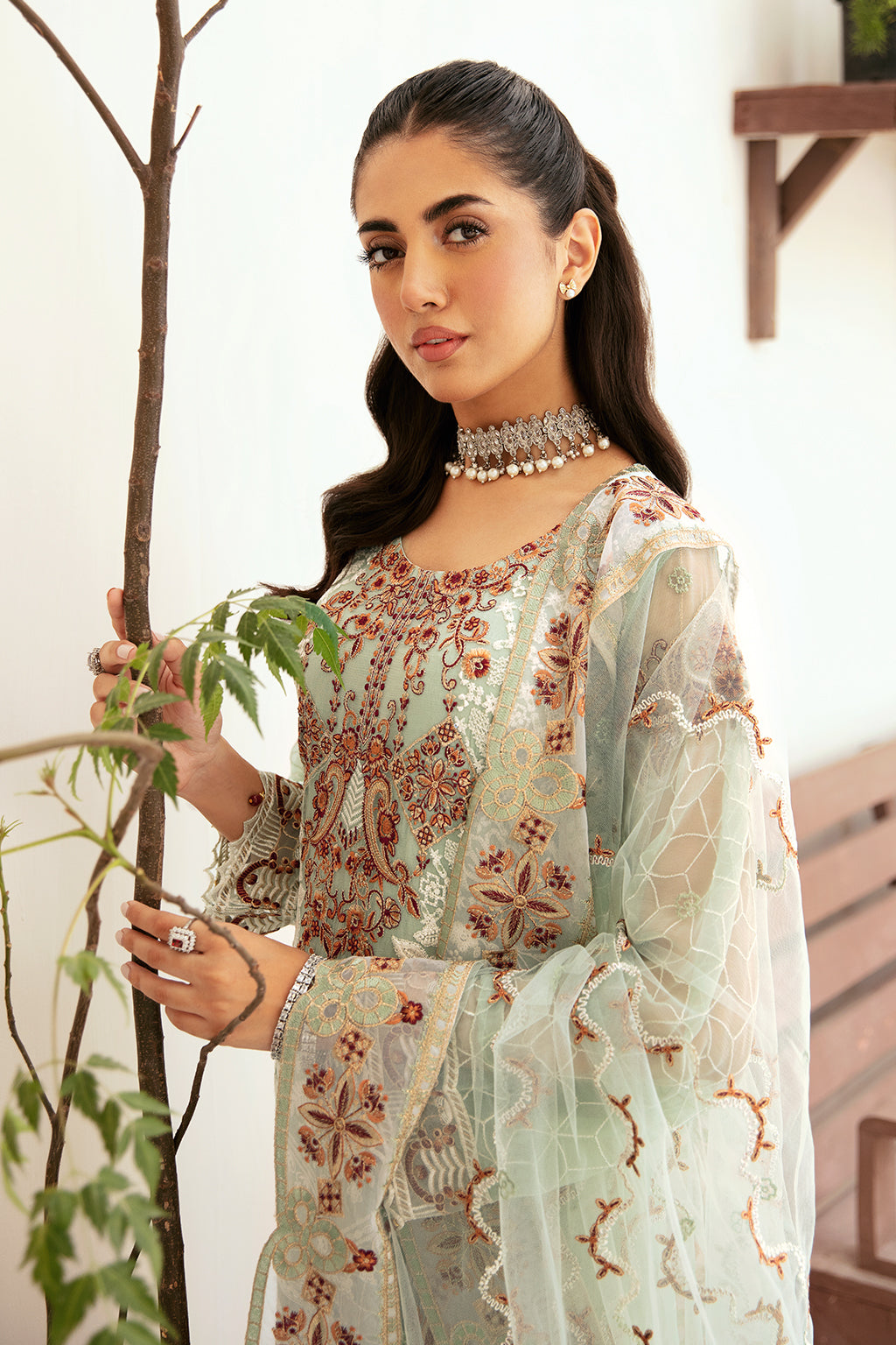 Ramsha | Weightless Chiffon 24 | F-2607 - House Of Hania