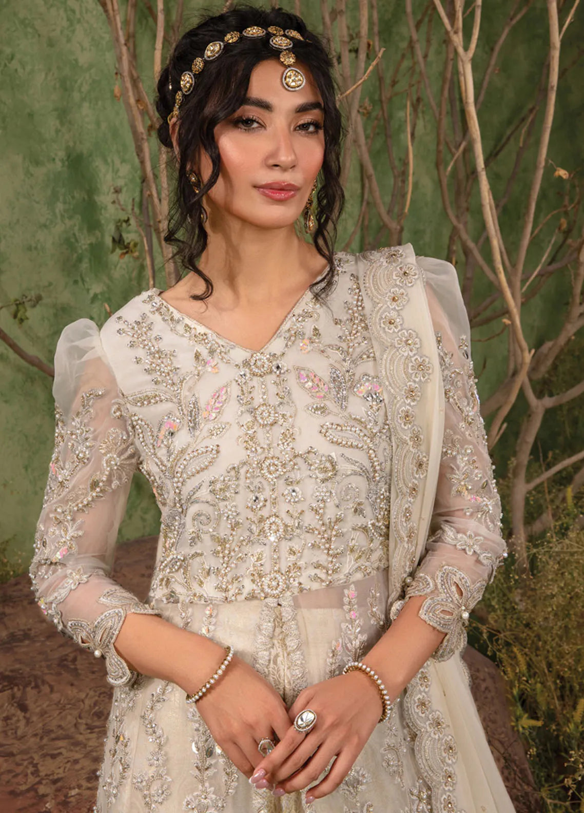 Rang Rasiya Chatoyer Embroidered Chiffon 3Pc Suit D-07 Noor - House Of Hania