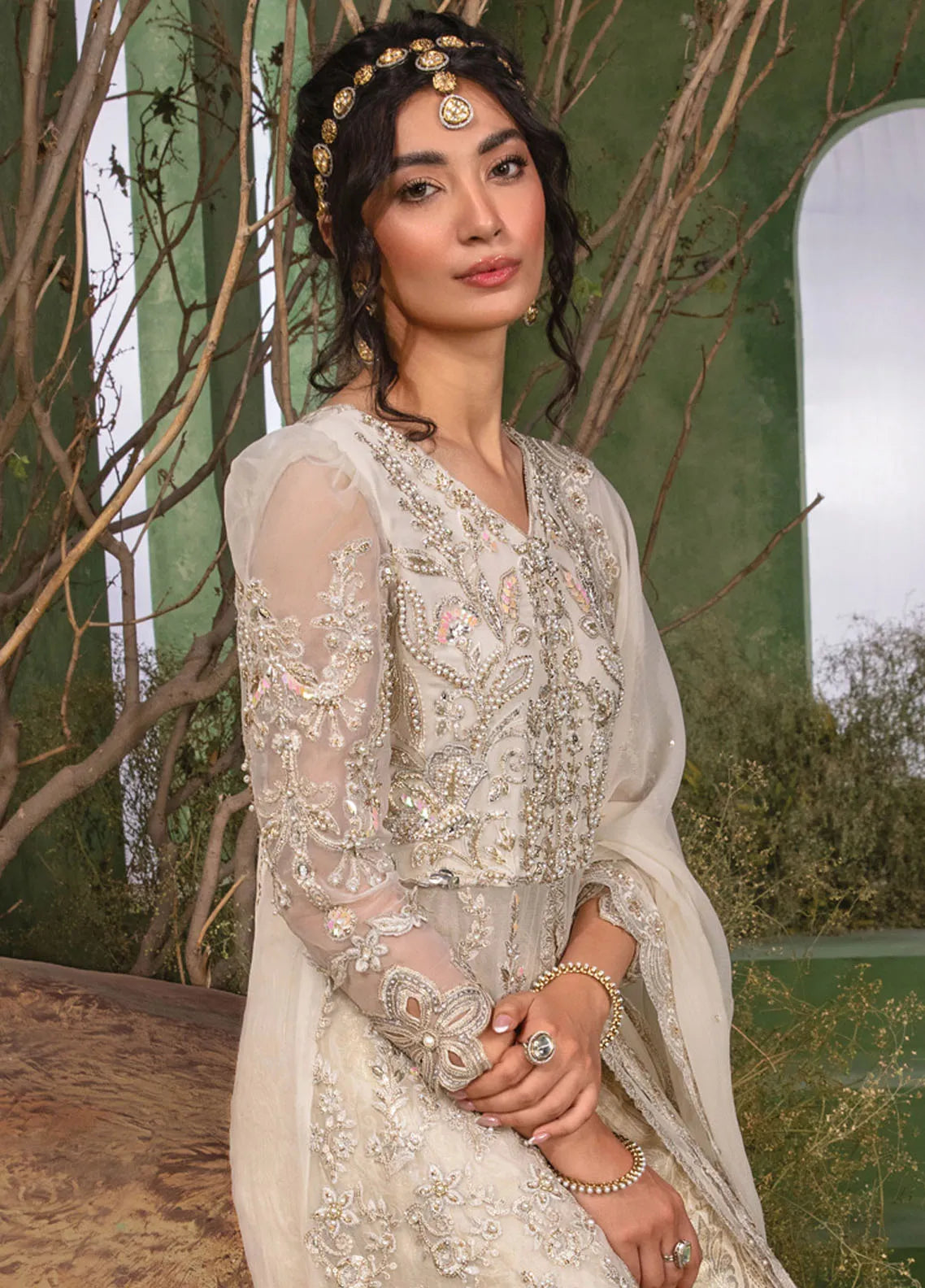 Rang Rasiya Chatoyer Embroidered Chiffon 3Pc Suit D-07 Noor - House Of Hania