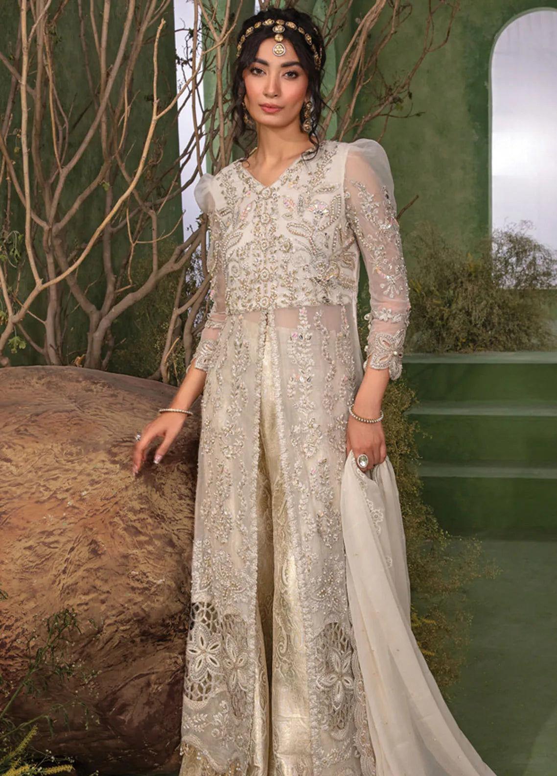 Rang Rasiya Chatoyer Embroidered Chiffon 3Pc Suit D-07 Noor - House Of Hania