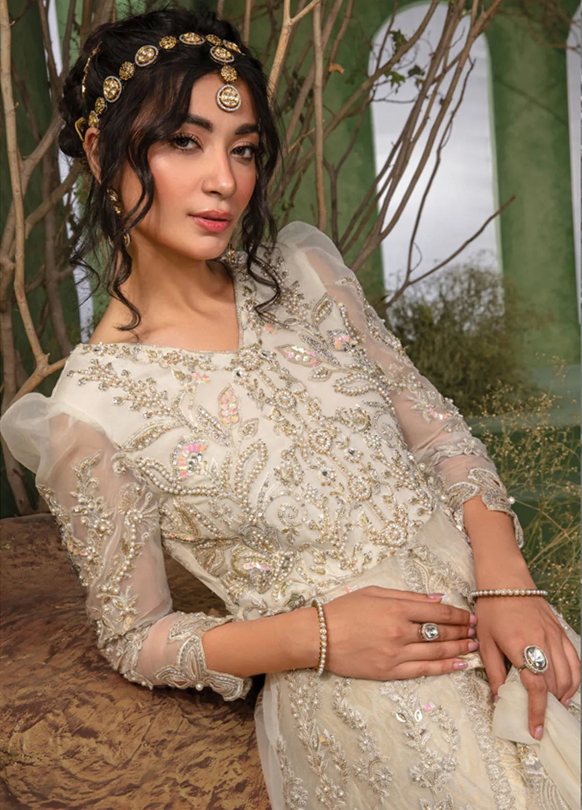 Rang Rasiya Chatoyer Embroidered Chiffon 3Pc Suit D-07 Noor - House Of Hania