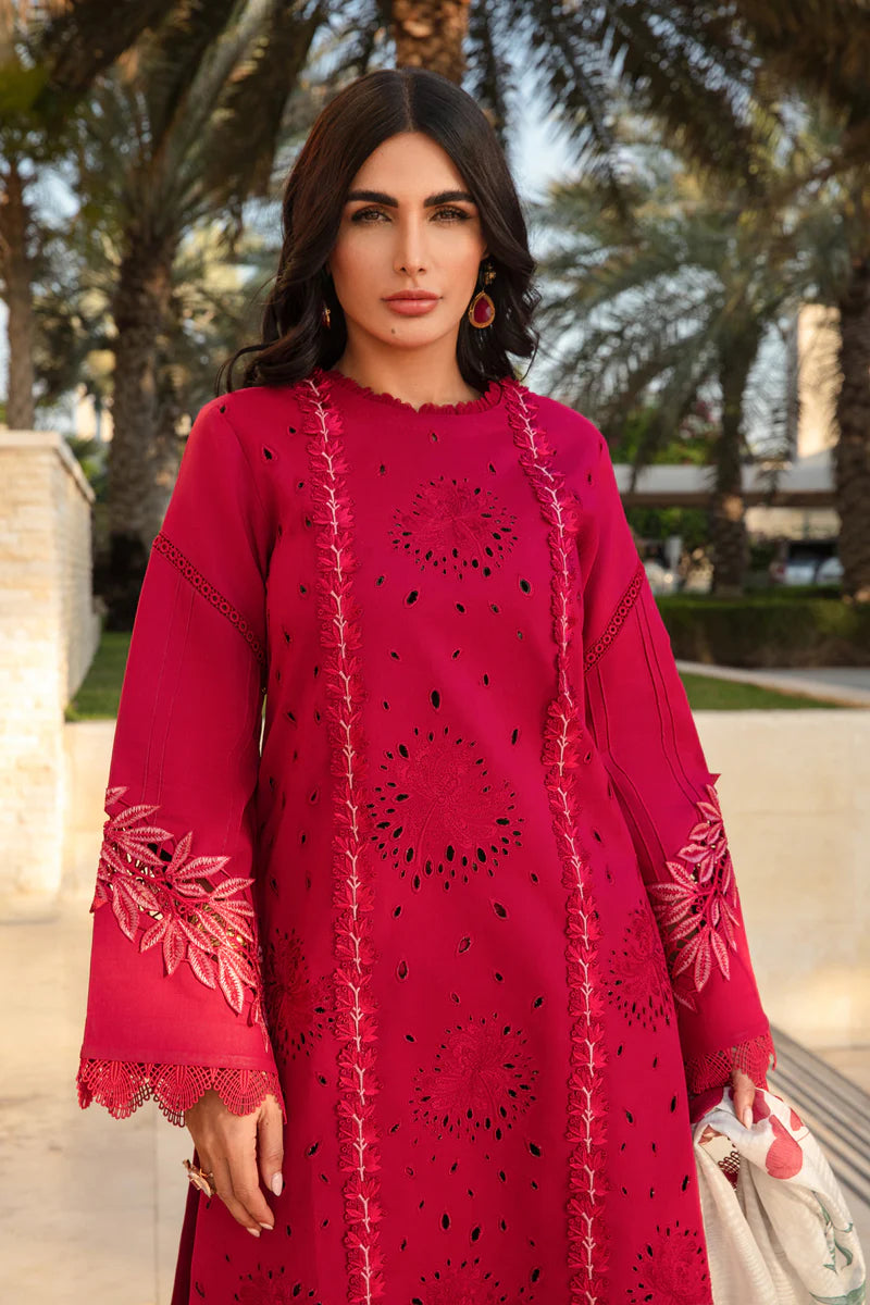Rangrasiya | Carnation Summer 24 | Scarlet - House Of Hania