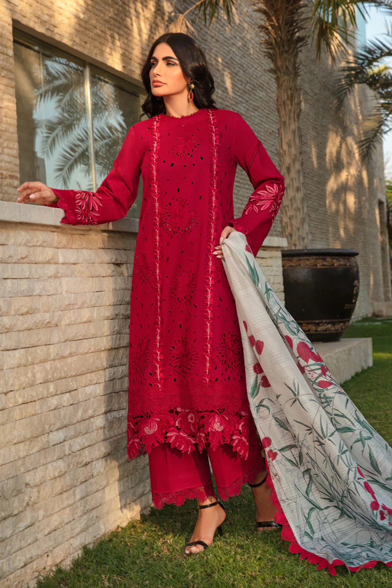 Rangrasiya | Carnation Summer 24 | Scarlet - House Of Hania