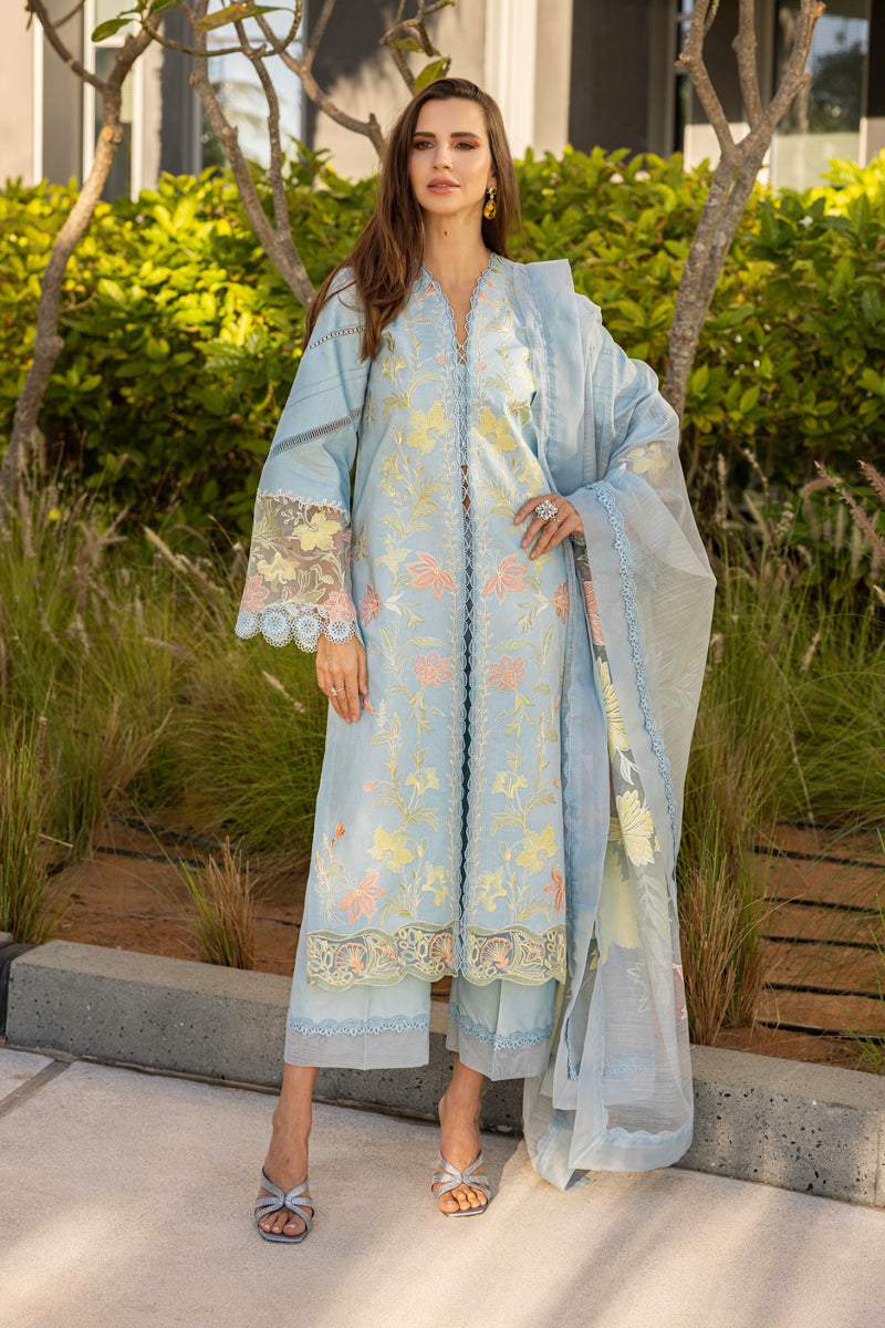 Rangrasiya | Carnation Summer Edit 25 | Ocean - House Of Hania