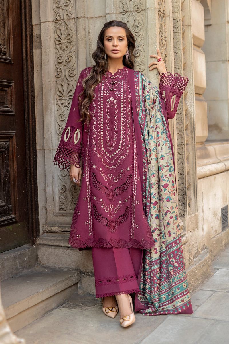 Rangrasiya | Carnation Winter Shawl | Abigail - House Of Hania