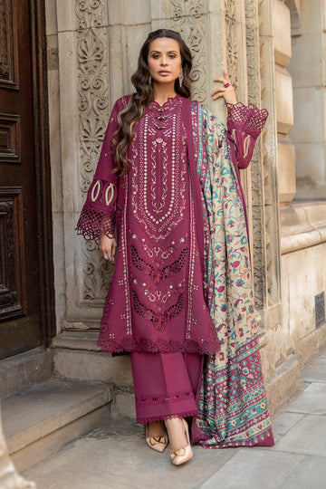 Rangrasiya | Carnation Winter Shawl | Abigail - House Of Hania