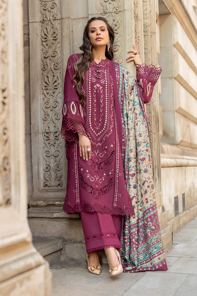 Rangrasiya | Carnation Winter Shawl | Abigail - House Of Hania