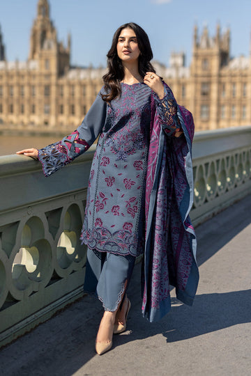 Rangrasiya | Carnation Winter Shawl | Delilah - House Of Hania
