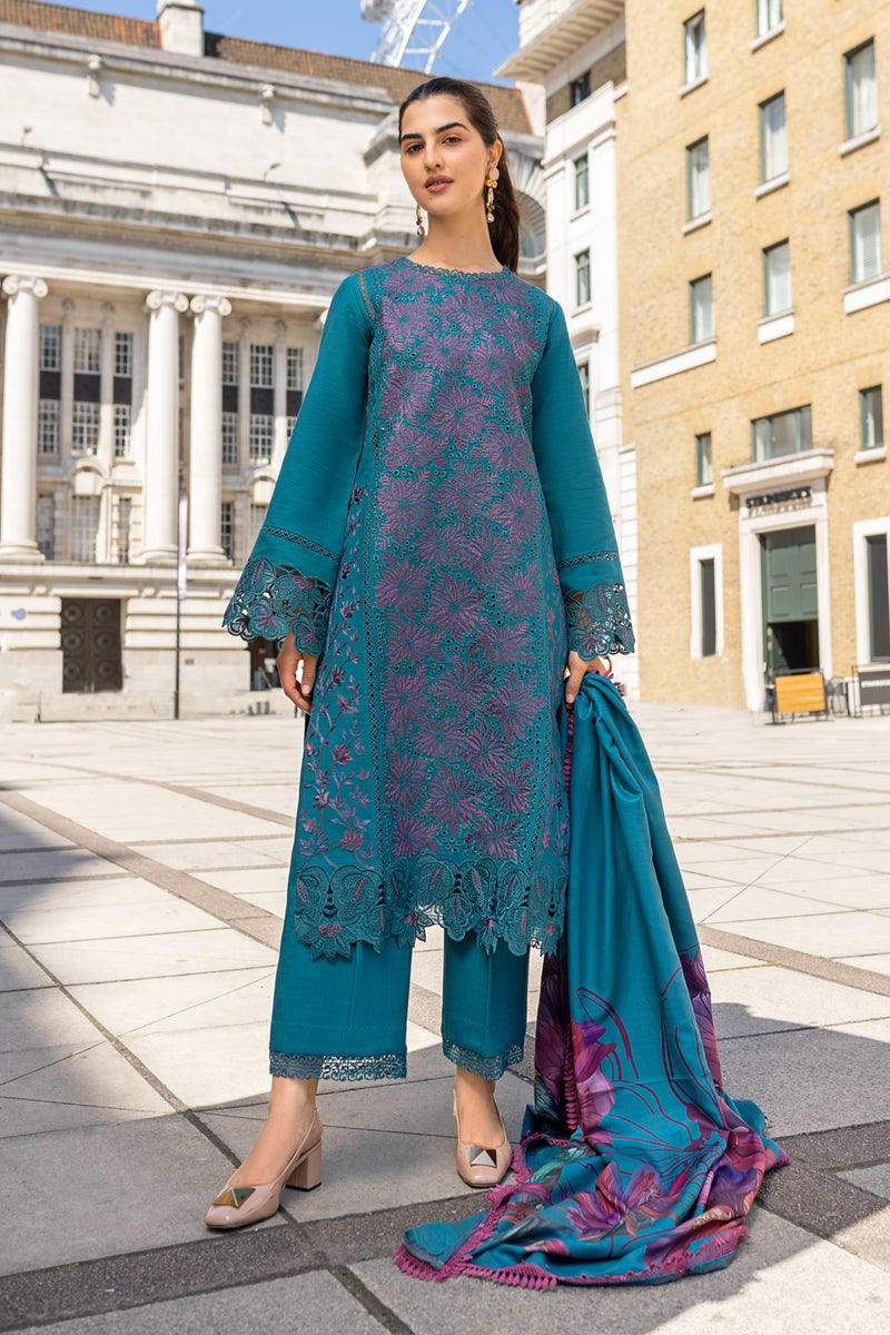 Rangrasiya | Carnation Winter Shawl | Ella - House Of Hania