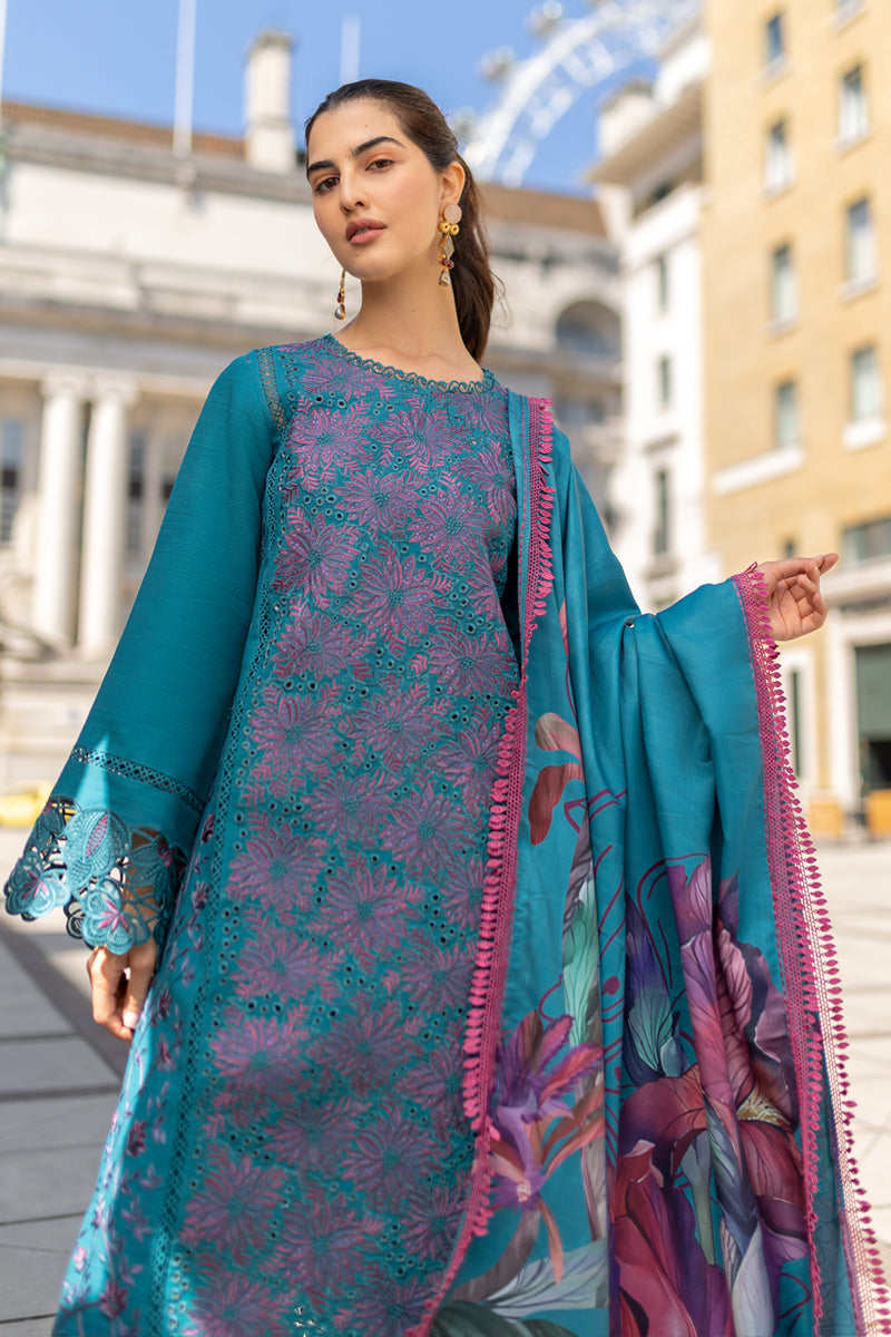 Rangrasiya | Carnation Winter Shawl | Ella - House Of Hania