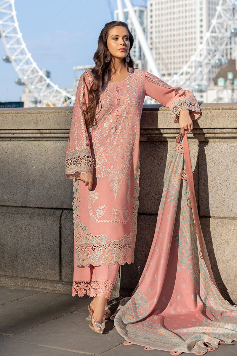 Rangrasiya | Carnation Winter Shawl | Grace - House Of Hania