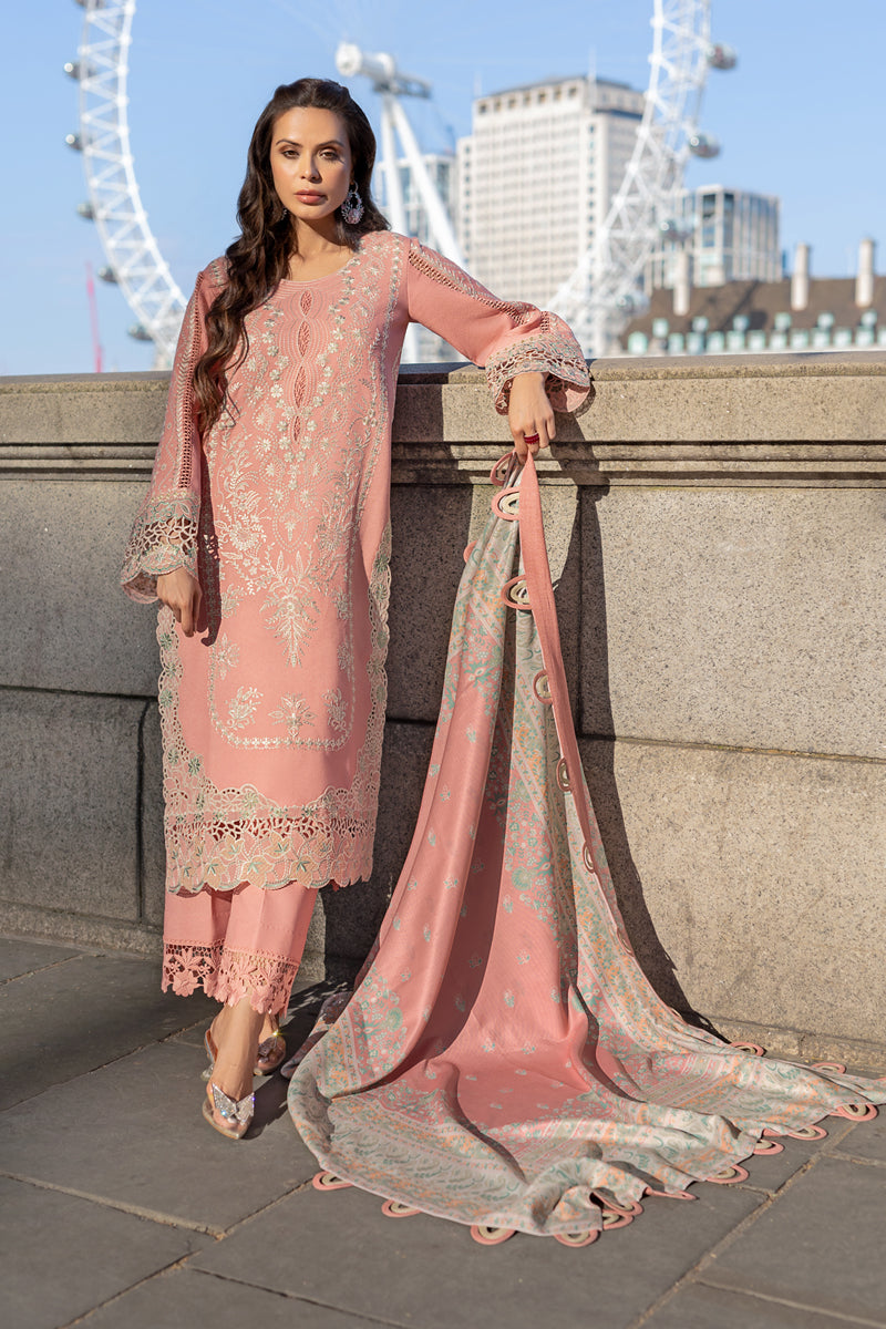 Rangrasiya | Carnation Winter Shawl | Grace - House Of Hania