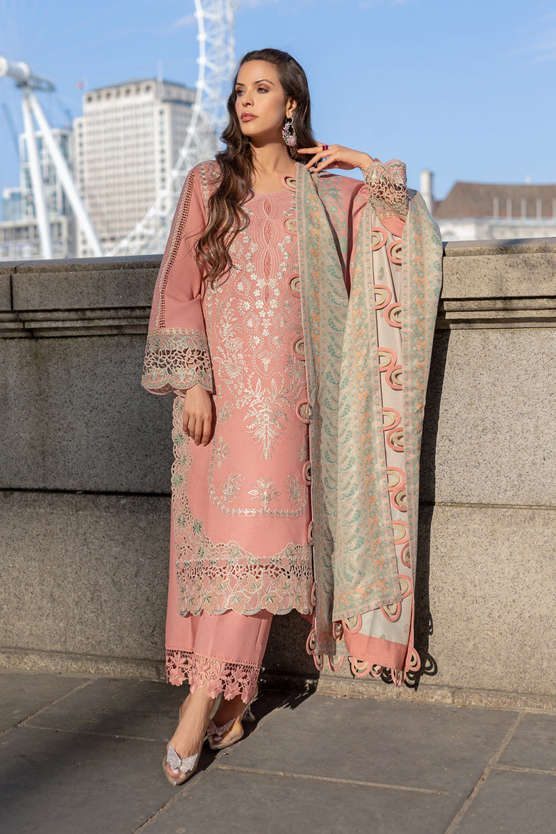 Rangrasiya | Carnation Winter Shawl | Grace - House Of Hania
