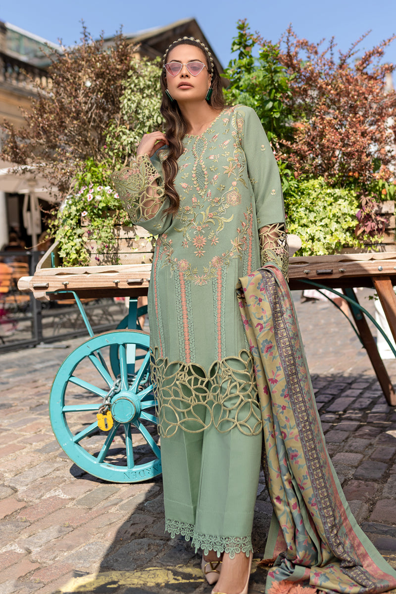 Rangrasiya | Carnation Winter Shawl | Lisa - House Of Hania