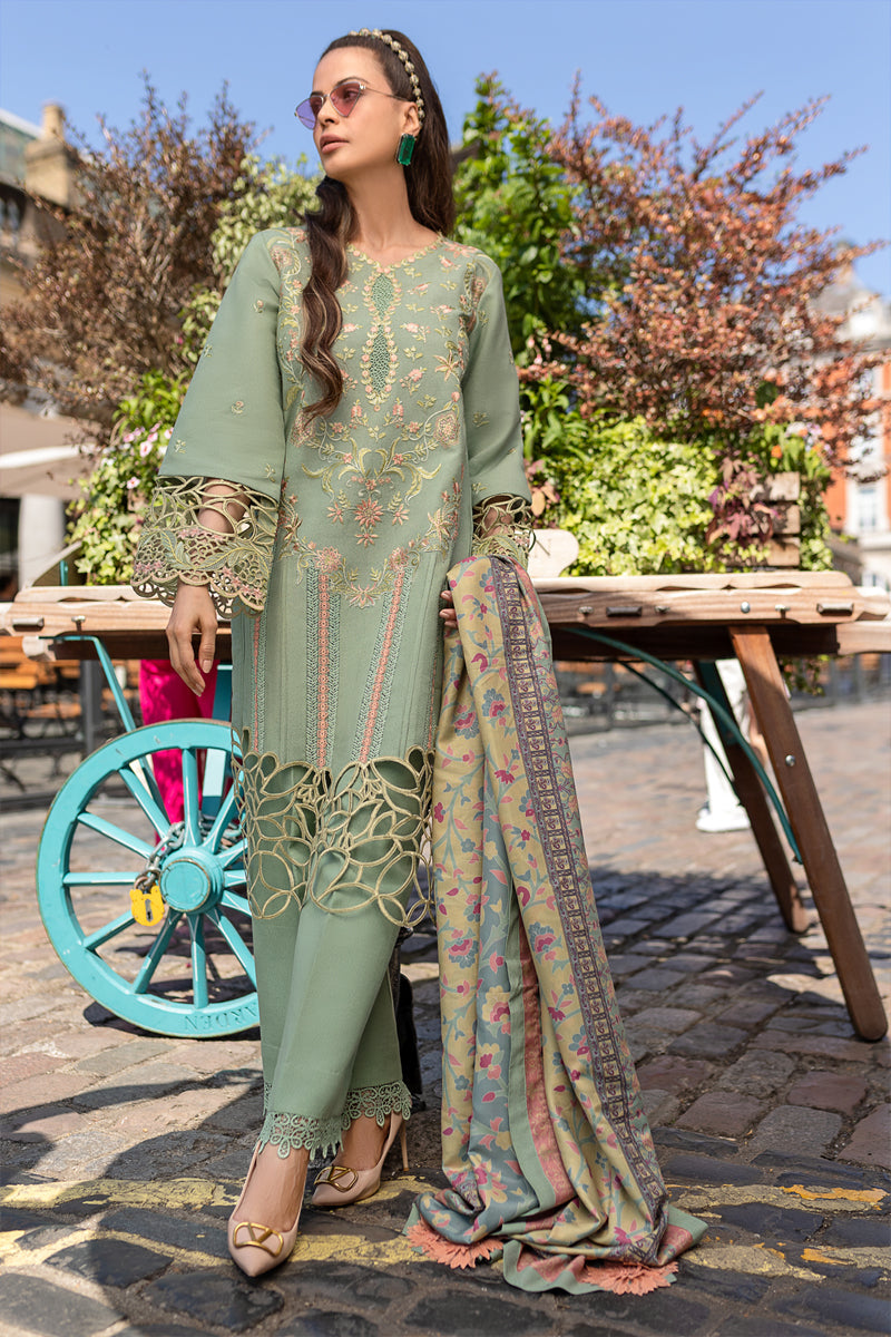 Rangrasiya | Carnation Winter Shawl | Lisa - House Of Hania