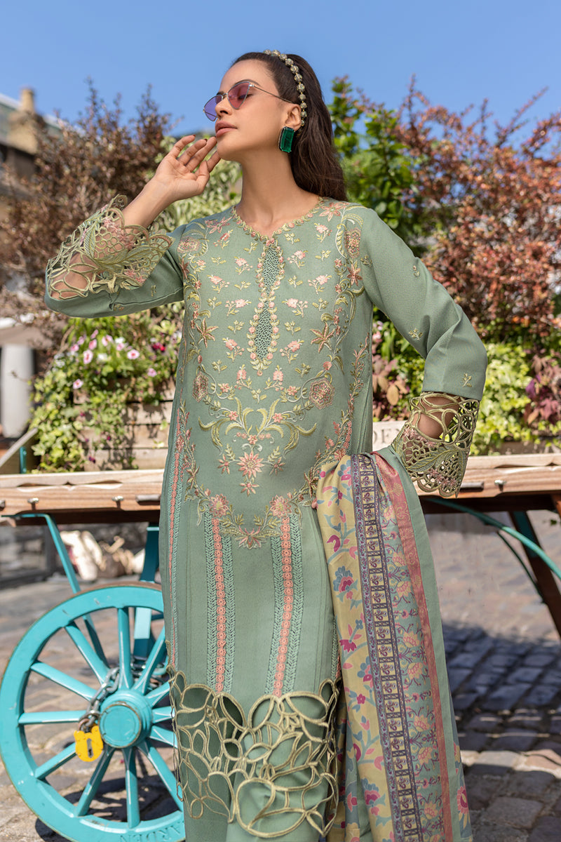 Rangrasiya | Carnation Winter Shawl | Lisa - House Of Hania