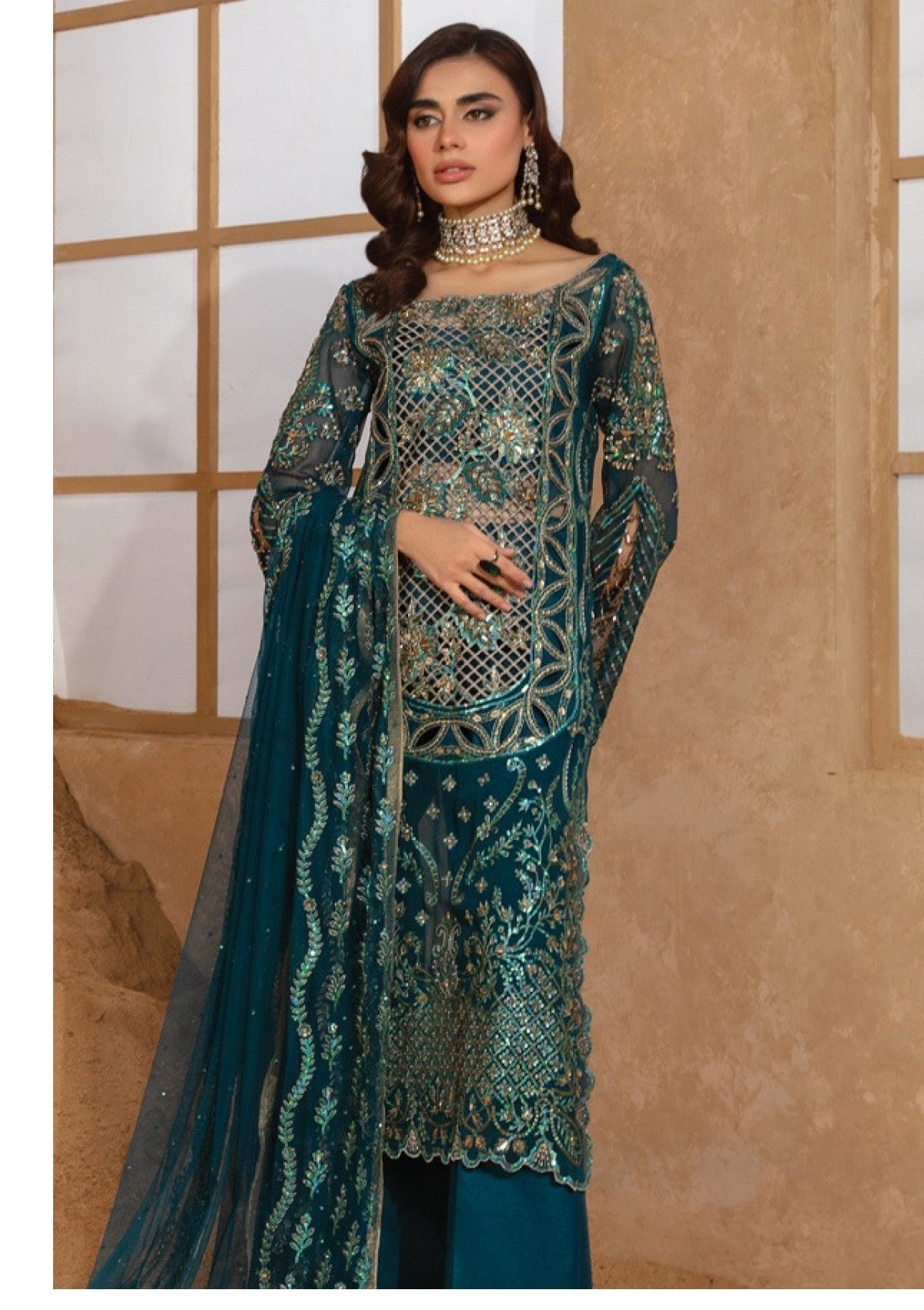 Rangrasiya | Chatoyer Wedding Formals 24 | D#01 - Zimil - House Of Hania