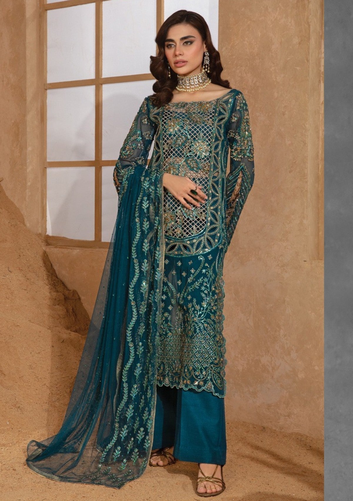 Rangrasiya | Chatoyer Wedding Formals 24 | D#01 - Zimil - House Of Hania