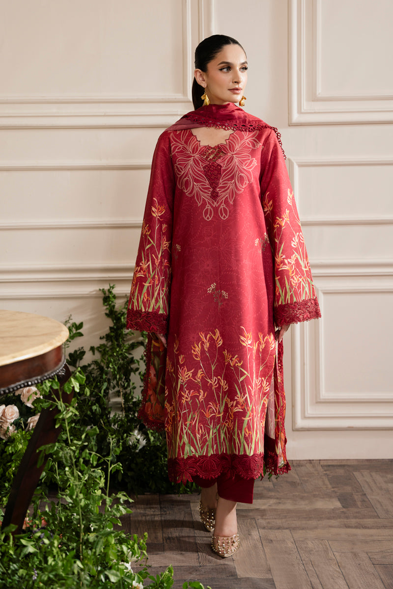 Rangrasiya | Lifestyle Embroidered Edit 24 | CRIMSON - House Of Hania