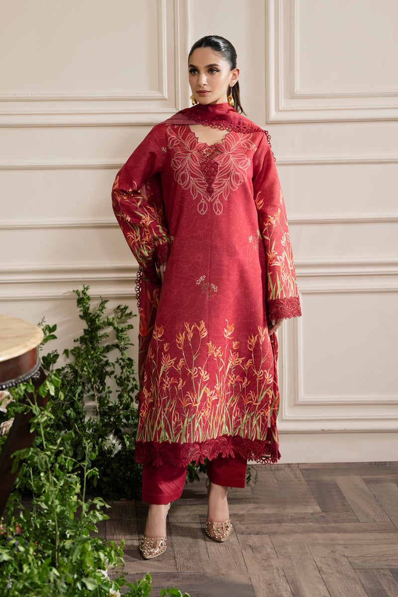 Rangrasiya | Lifestyle Embroidered Edit 24 | CRIMSON - House Of Hania