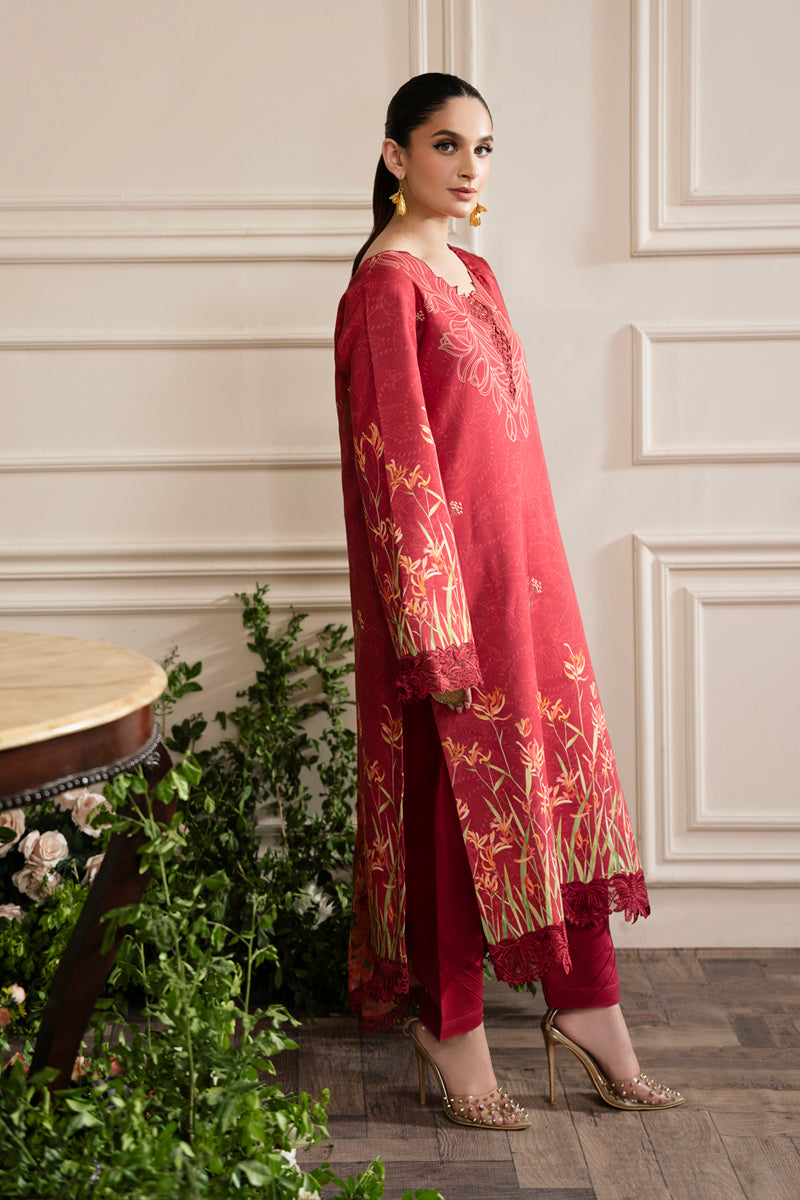 Rangrasiya | Lifestyle Embroidered Edit 24 | CRIMSON - House Of Hania