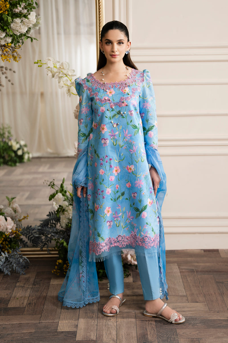 Rangrasiya | Lifestyle Embroidered Edit 24 | GARDENIA - House Of Hania