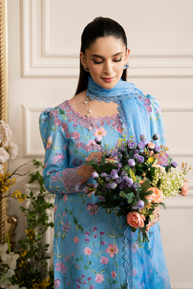 Rangrasiya | Lifestyle Embroidered Edit 24 | GARDENIA - House Of Hania